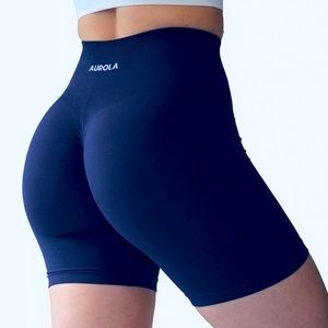 -SOLD- Aurola Shorts (Amplify Dupes) - Tuxedo Blue (S)